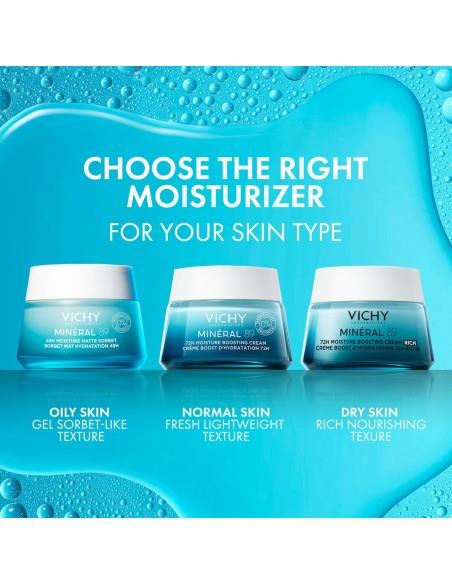 Moisturising Gel Vichy MINÉRAL 89 50 ml