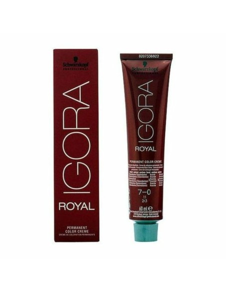 Permanent Dye Igora Royal Schwarzkopf 14608 7-0 Nº 7-0 Nº 9.0-rubio muy claro Nº 8.0-rubio claro 60 ml