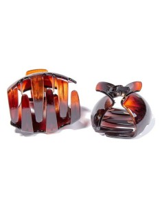 Clip Inca Pinza Concha Francesa Brown