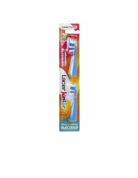 Spare for Electric Toothbrush Lacer Blue Junior (2 Units)