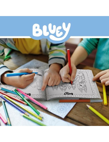 Drawing Set Bluey Pocket Drawing School (12 Units)