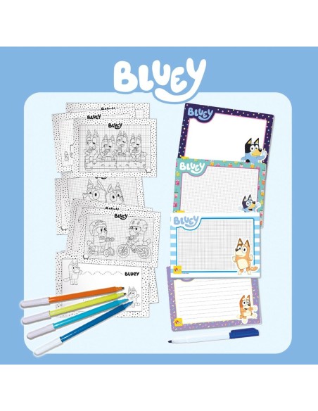 Drawing Set Bluey Pocket Drawing School (12 Units)