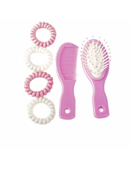 Child's Hairedressing Set Inca   Pink (6 Pieces)