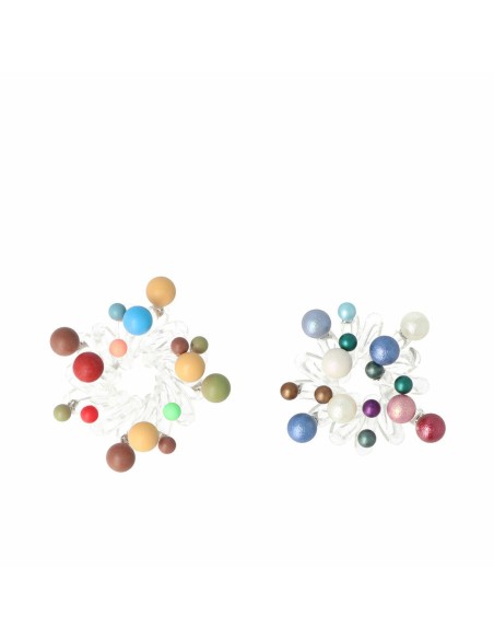 Hair ties Inca   Multicolour Little balls (2 Pieces)