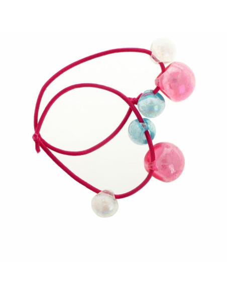 Hair ties Inca   Multicolour Glass beads (2 Pieces)