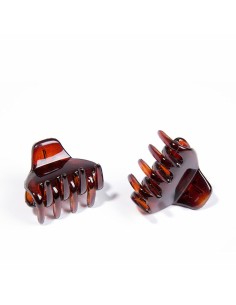 Hair clips Inca Pinza Pequeña Brown 2 Units Small