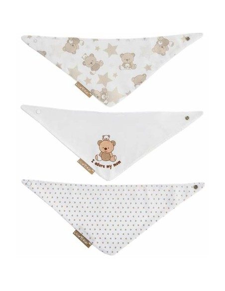 Bib Set Bear 42 x 16 cm 3 Pieces