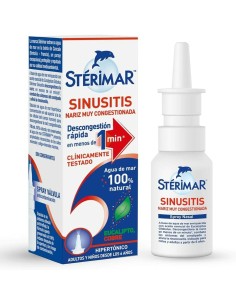 Nasal Spray Stérimar Sinusitis Salt water Decongests 20 ml