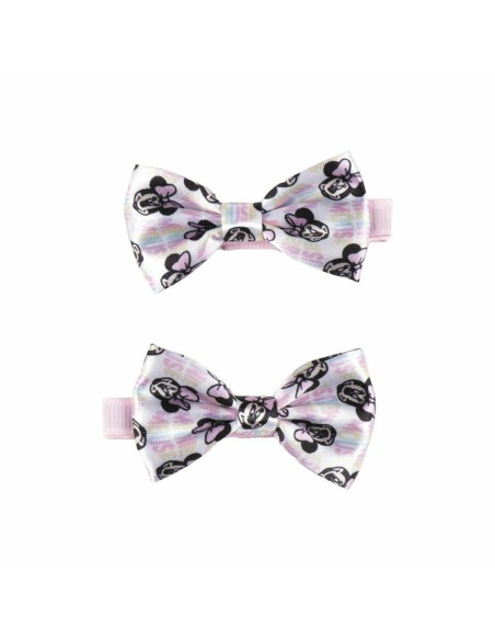 Hair Clips Disney   Pink Minnie Mouse Lasso Set (3 Pieces)