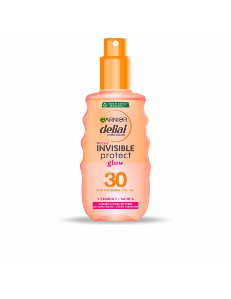 Spray Sun Protector Garnier Invisible Protect Glow Spf 30 150 ml