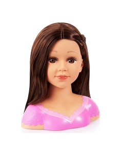 Bust Reig Charlene Super Model Hair styling and make-up Brown wig