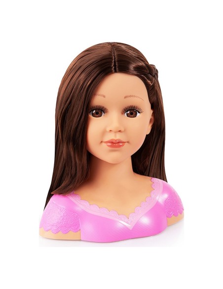 Bust Reig Charlene Super Model Hair styling and make-up Brown wig