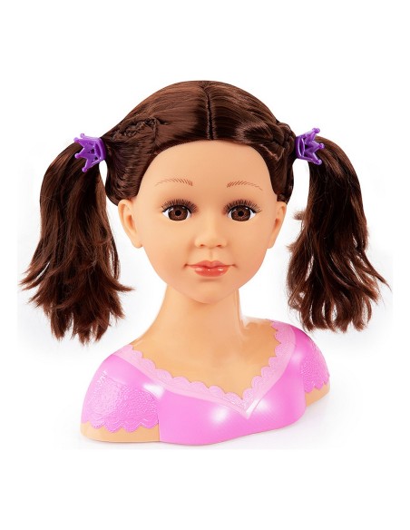 Bust Reig Charlene Super Model Hair styling and make-up Brown wig