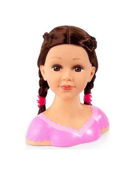 Bust Reig Charlene Super Model Hair styling and make-up Brown wig