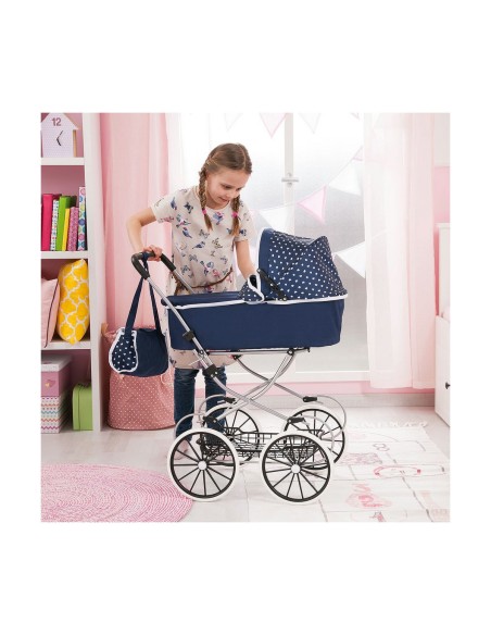 Doll Stroller Reig Classic Deluxe 70 x 42 x 89 cm Blue