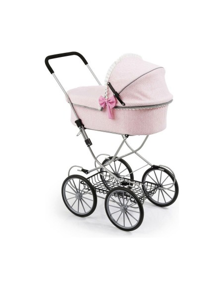 Doll Stroller Reig Dolls Pram Pink 64 cm
