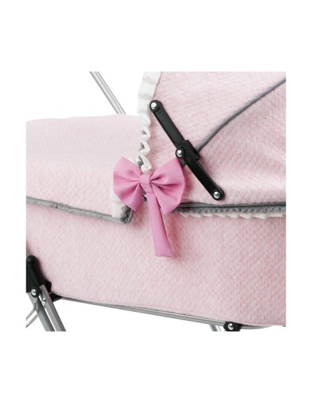 Doll Stroller Reig Dolls Pram Pink 64 cm