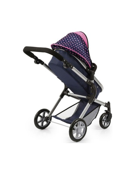 Doll Stroller Reig Combi Neo Pro Navy Blue 63 cm