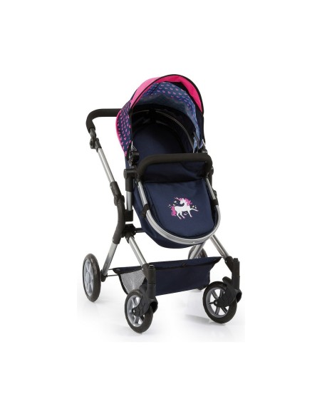 Doll Stroller Reig Combi Neo Pro Navy Blue 63 cm