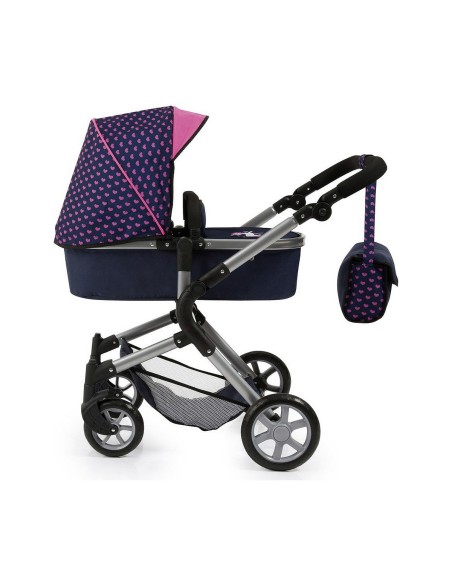 Doll Stroller Reig Combi Neo Pro Navy Blue 63 cm