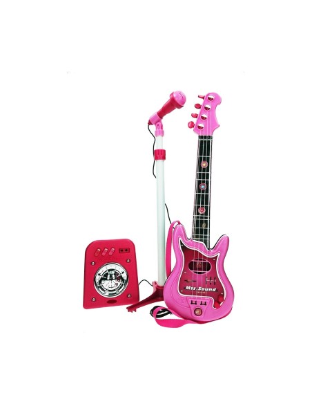 Baby Guitar Reig Microphone Pink
