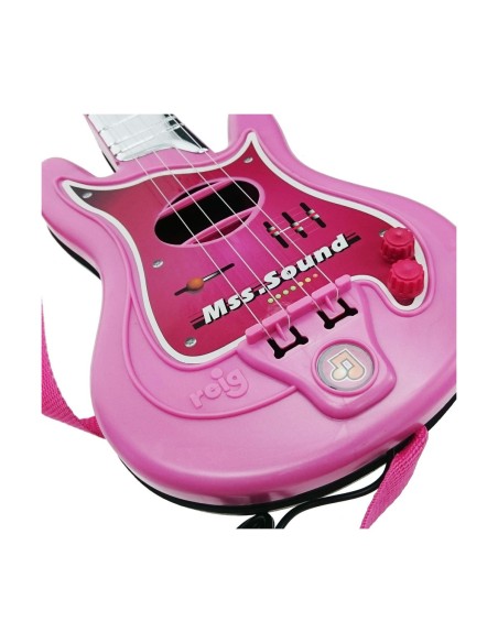 Baby Guitar Reig Microphone Pink