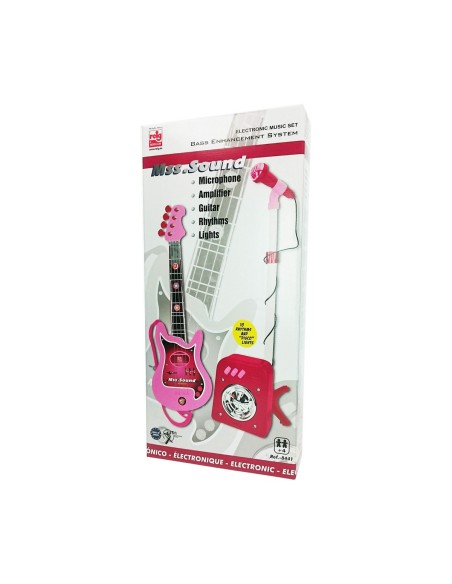 Baby Guitar Reig Microphone Pink