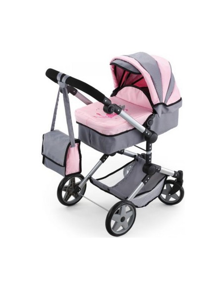 Doll Stroller Reig Pram Neo Pro Grey 57 cm
