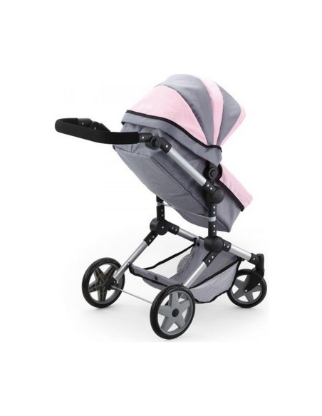 Doll Stroller Reig Pram Neo Pro Grey 57 cm