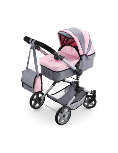 Doll Stroller Reig Pram Neo Pro Grey 57 cm