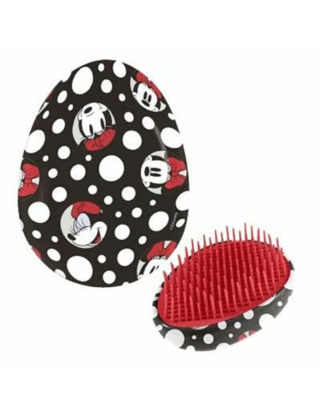 Detangling Hairbrush Disney   Black Minnie Mouse 7 x 9 x 4 cm
