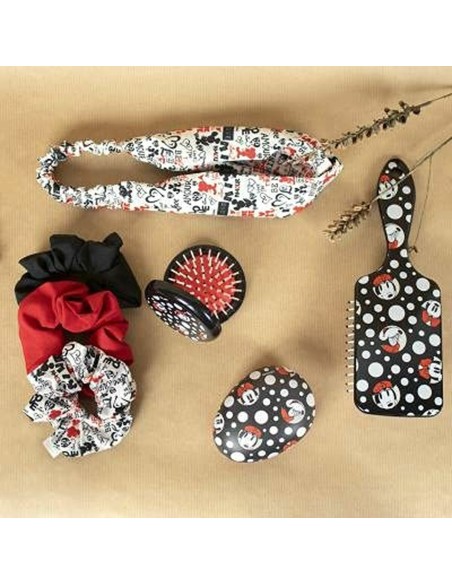 Detangling Hairbrush Disney   Black Minnie Mouse 7 x 9 x 4 cm