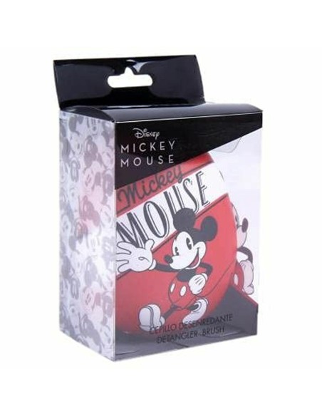 Detangling Hairbrush Disney   Red Mickey Mouse 7 x 9 x 4 cm