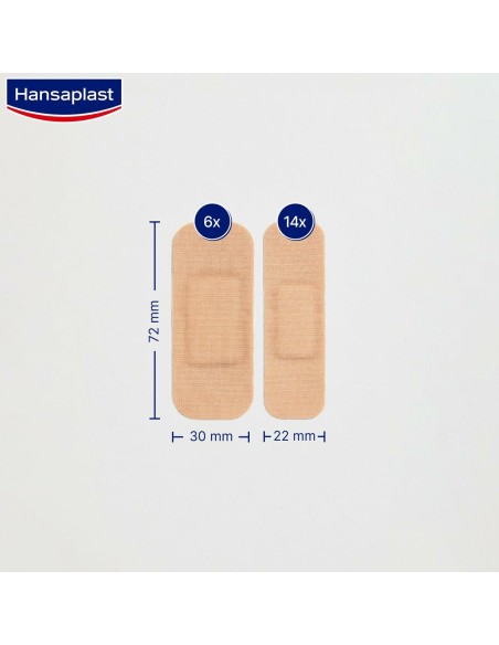 Plasters Hansaplast Green & Protect 20 Units