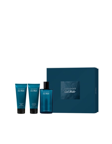 Women's Perfume Set Davidoff COOL WATER 3 Pieces