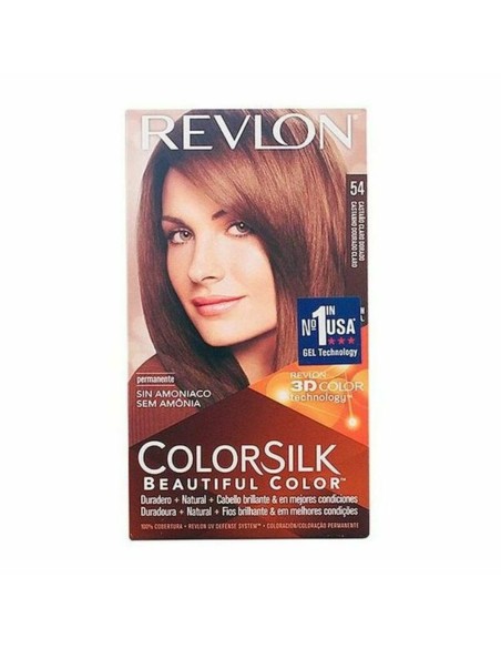 Dye No Ammonia Colorsilk Revlon PPAX1183540 Light Golden Brown (1 Unit)