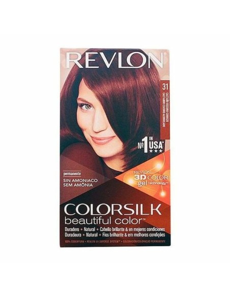 Dye No Ammonia Colorsilk Revlon 7243257031 Dark Copper Chestnut (1 Unit)