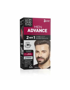 Colouring Cream Llongueras Men Advance Semi-permanent 3 - Dark Brown (4 pcs)