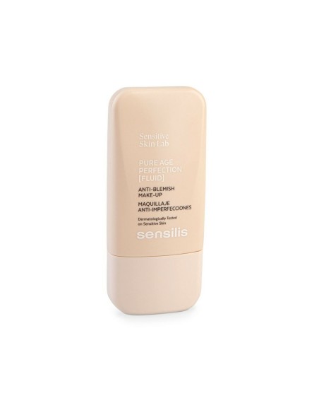 Crème Make-up Base Sensilis Pure Age Perfection 02-sand Anti-imperfections (30 ml)