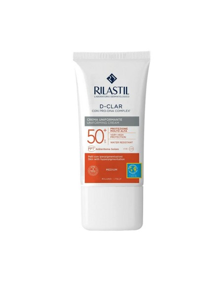 Anti Brown Spot Sun Lotion Rilastil Sun System D-Clar Spf 50+ Medium (40 ml)