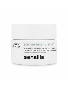 Anti-Wrinkle Night Cream Sensilis Supreme Real Detox 50 ml