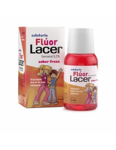 Mouthwash Lacer Flúor Junior fluoride Strawberry 100 ml