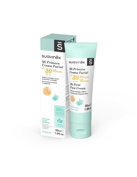 Hydrating Facial Cream for Babies Suavinex Crema Spf 30 50 ml