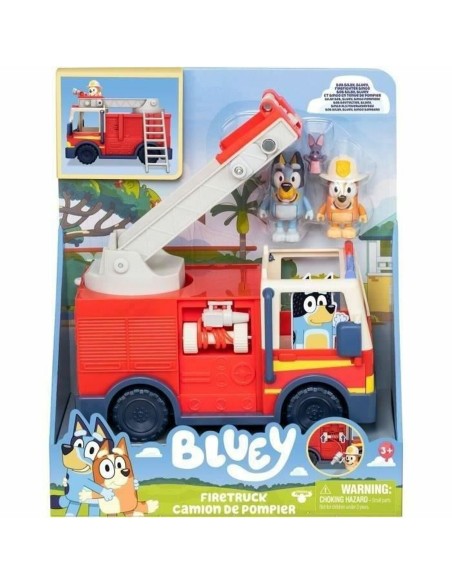 Fire Engine Moose Toys Camión de bomberos de Bluey Red rouge