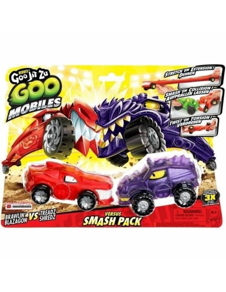 Action figure Moose Toys GOO MOBILES - BLAZAGON VS TREADS SHREDZ Red