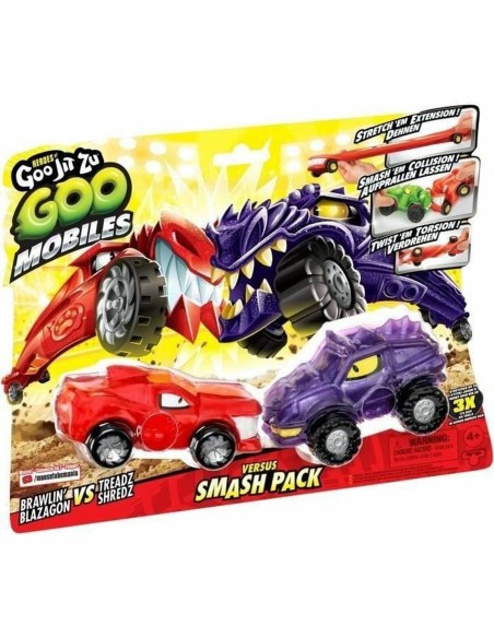 Action figure Moose Toys GOO MOBILES - BLAZAGON VS TREADS SHREDZ Red
