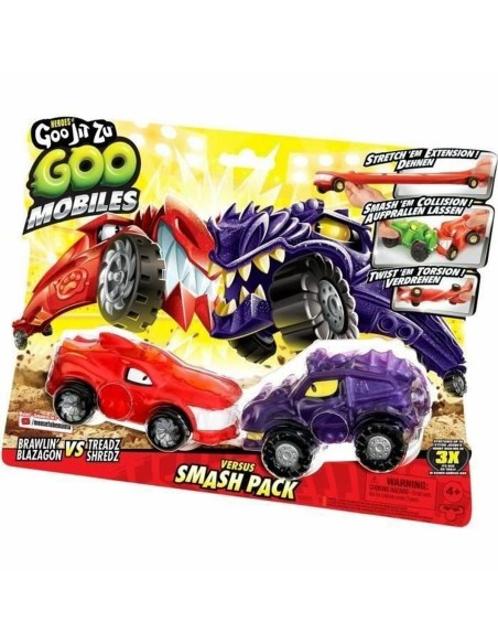 Action figure Moose Toys GOO MOBILES - BLAZAGON VS TREADS SHREDZ Red