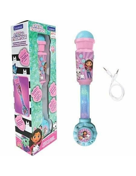 Karaoke Microphone Lexibook Gabby y la Casa Mágica