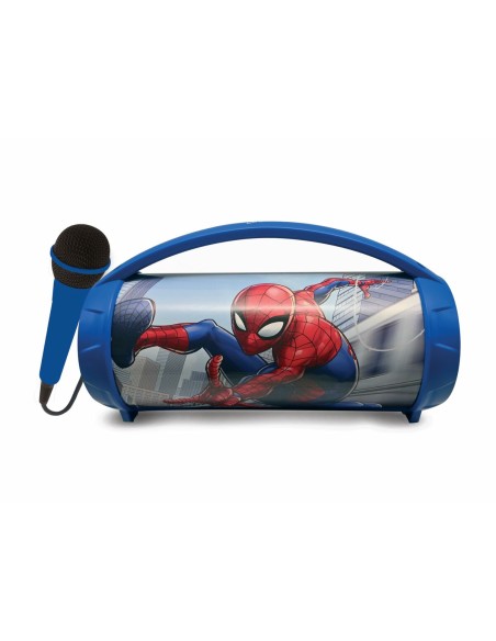 Bluetooth Speaker with Karaoke Microphone Lexibook Spider-Man