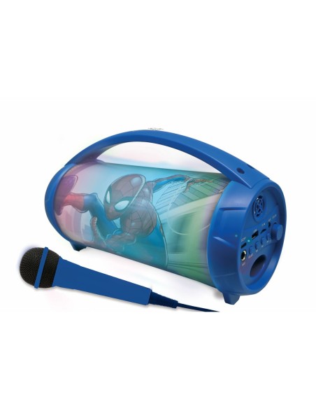 Bluetooth Speaker with Karaoke Microphone Lexibook Spider-Man